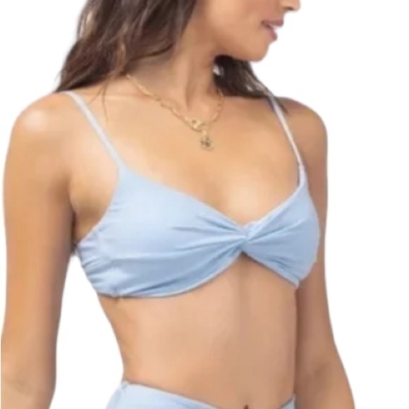 L*Space Shimmer Ringo Nancy Lee Sky Blue Style Shrit21 Nwt Size Xl